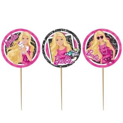 Barbie Kürdan Pasta Süsü 10'li