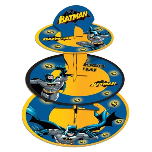 Batman Kek Standı Cupcake Kek Standı 3 Katlı