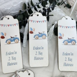 Ahşpa Kitap Ayracı Bebek Doğum Hediyesi Yeni Doğan Hediyelik Doğum Günü