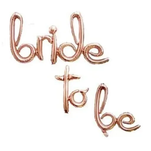 Gold Rose Bride To Be Imza Tasarım Folyo Balon, Bekarlığa Veda Partisi