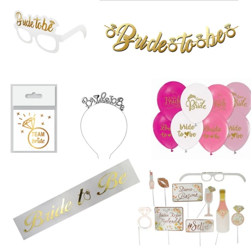 Bride To Be Parti Seti Bekarlığa Veda Süsleme Seti