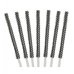 Cake Pops Çubuğu Taş Şeritli Siyah Pk12