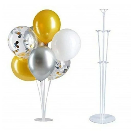 7'li Balon Standı Ve 8 Adet Metalik Balon