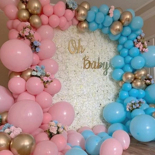 Cinsiyet Partisi Erkek Mi Kız Mi Balon Zinciri Seti