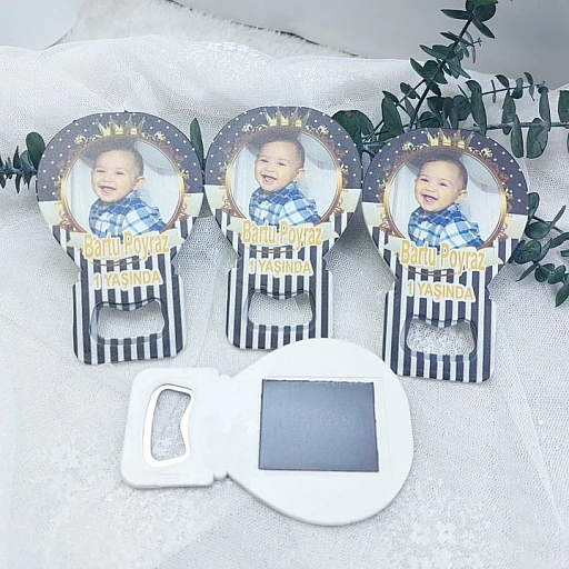 1 Yaş Balon Açacak Doğum Günü Magnet Hdbl42