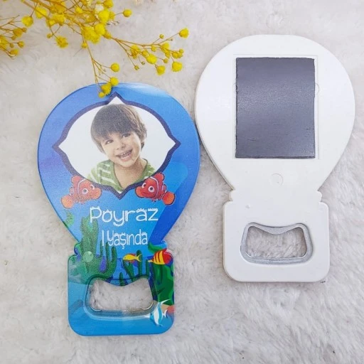 Baby Shark Yayıp Balık Memo Balon Açacak Doğum Günü Magnet Hdbl15