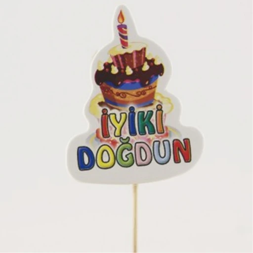 İyiki Doğdun Simli Kürdan Seti  20'li