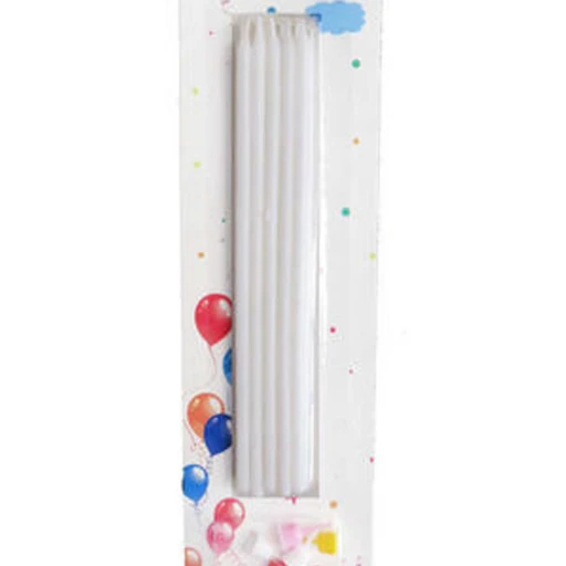 Mum Pastel 15 cm Beyaz 10'li