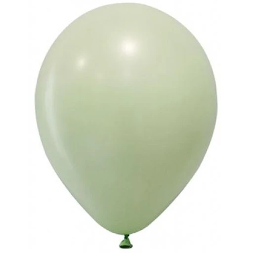 Balon Düz Pastel Makaron 12 inç Yeşil 100'lü 1