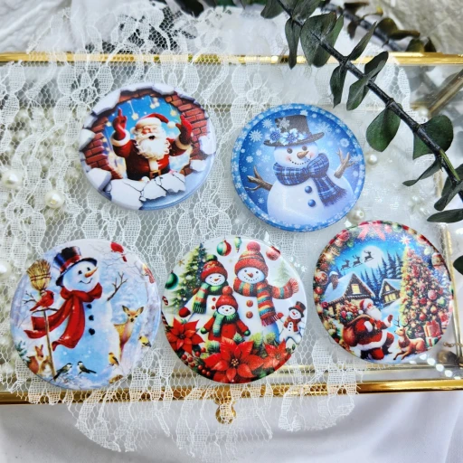 Yılbaşı Hediyesi Karışık Figürlü Açacak Magnet 5 Adet