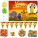 Afiş Hediyeli Sevimli Hayvanlar Lion Guard Tabak Bardaklı Set 16 Kişilik