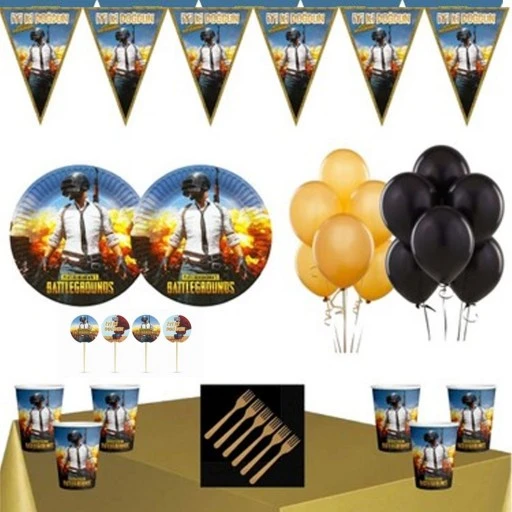 Pubg Parti Malzemeleri Doğum Günü Süsleri 8 Kişilik
