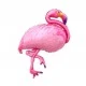 Pembe Flamingo Folyo Balon