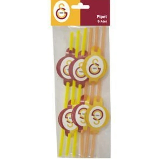 Pipet Galasaray Karton Pipetli 6'lı