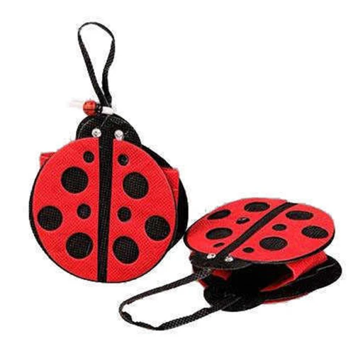 Keçe Çanta Uğur Böcekli Kırmızı P10