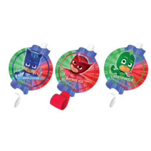 Pj Masks Lisanslı Kaynana Dili 6'lı Pjmaskeliler