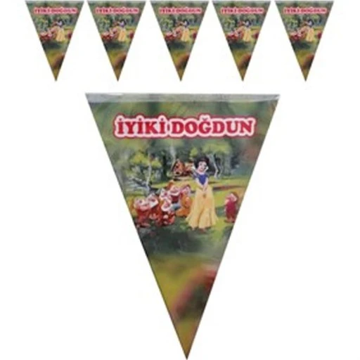 Pamuk Prenses Flama Bayrak - 2 Metre