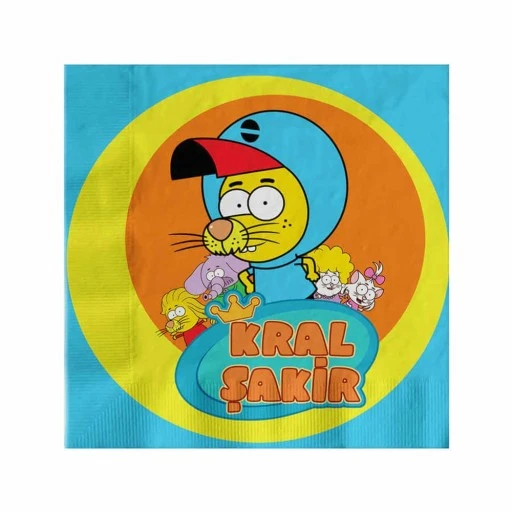 Kral Şakir Action Kağıt Peçete 33x33 cm 16'lı