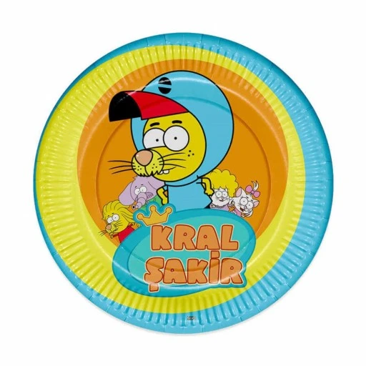 Tabak Karton Kral Şakir Action 23cm