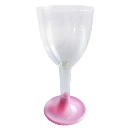 Kadeh Akrilik Kutulu Demonte Klasik Pembe 12'li