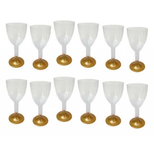 Kadeh Akrilik Kutulu Demonte Klasik Pembe 12'li