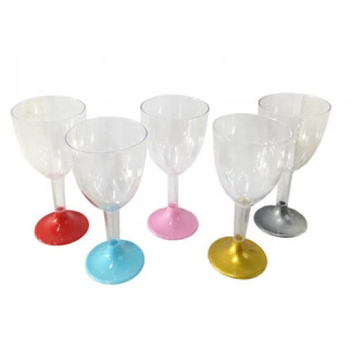 Kadeh Akrilik Kutulu Demonte Klasik Pembe 12'li