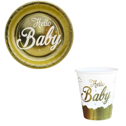 Hello Baby Metalize Set 6 Kişilik