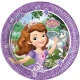 Sofia Temalı Karton Tabak Lisanslı 23cm 8'lı
