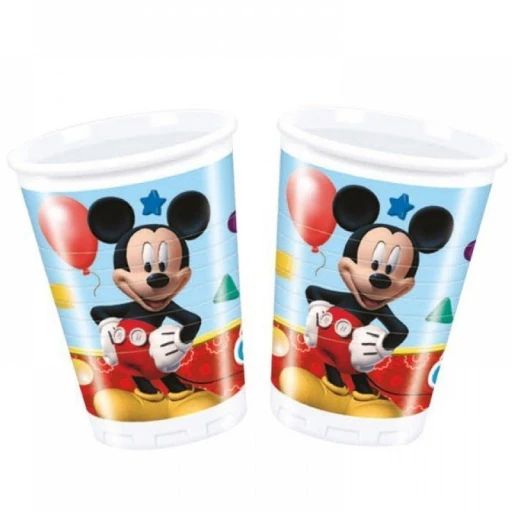 Bardak Mıckey Kırmızı 180/200cc 8'lı