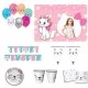 8 Kişilik Miss Cat Kız Doğum Günü Süsleri Afiş Hediyeli