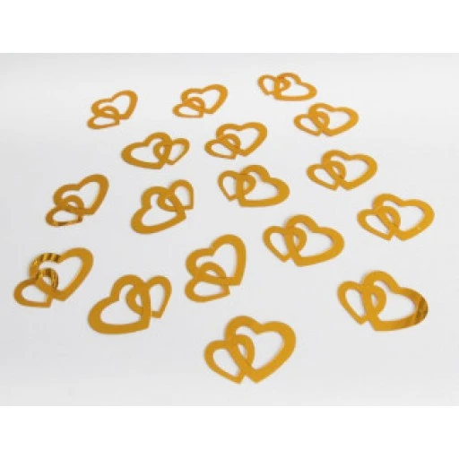 Kalp Çiftli Metalize Süsleme Altın 50'li Gr