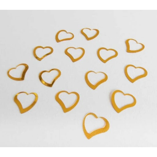 Kalp Metalize Süsleme Altın 50'li Gr