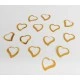 Kalp Metalize Süsleme Altın 50'li Gr