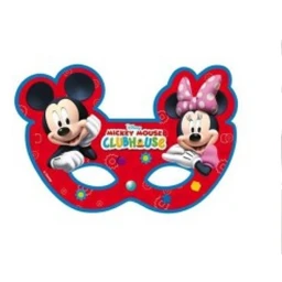 Mickey Minnie Mouse Maske Gözlük 6'lı