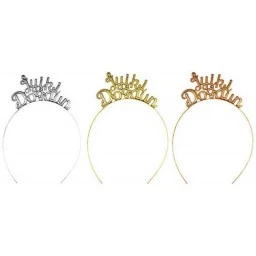 Taç İyiki Doğdun Metal Rose Gold