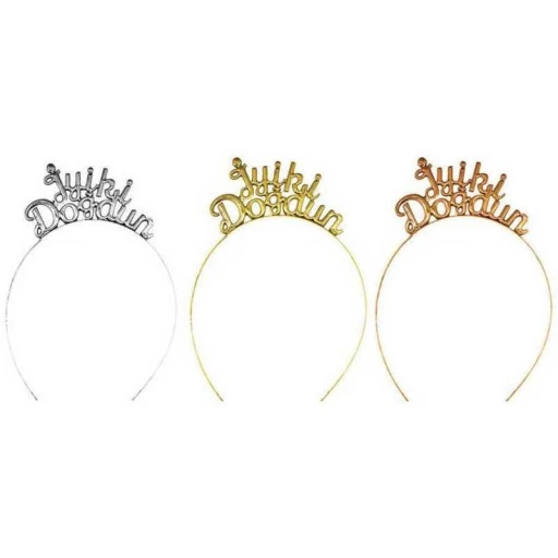 Taç İyiki Doğdun Metal Rose Gold