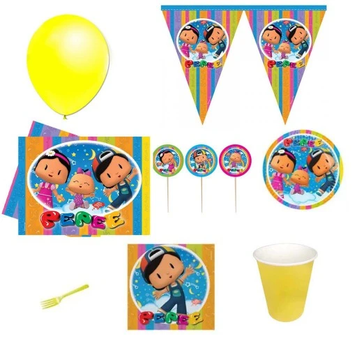 Pepe 8 Kişilik Ekonomik Doğum Günü Seti Full Set 2