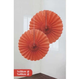 Süs Yelpaze Modeli 2 Li Set Kırmızı