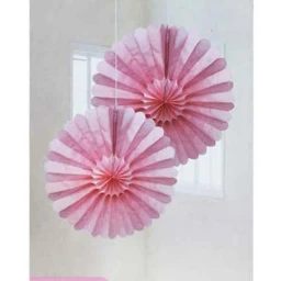 Süs Yelpaze Modeli 2 Li Set Pembe