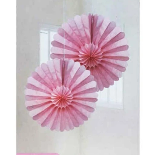 Süs Yelpaze Modeli 2 Li Set Pembe