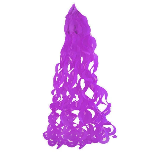 Pelur Kağıttan Süs Sarkık Fon Süsü Mor Balon Süsü 1 Metre