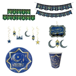 Ramazan Süsleri Set Hayırlı Ramazan 16 Kişilik Sofra Ve Süsleme Seti Lüks