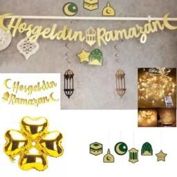 Hoşgeldin Ramazan Süsleri Ledli 11 Ayın Sultanı Süsü Ramazan Ev Süsleme