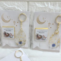 Kurban Bayramı Çikolata Ve Epoksi Anahtarlık Hediyelik İyi Bayramlar Kurban Bayramı Hediyelik