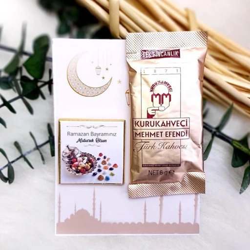 Ramazan Bayramı Hediyesi Çikolata Kahve Hoşgeldin Ramazan Set Ramazan Süsleri