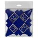 25 Adet Hayırlı Ramzanlar Lokumluk 4.5x5.5 cm Hayırlı Ramazanlar Baskılı Lacivert Konsept Dini