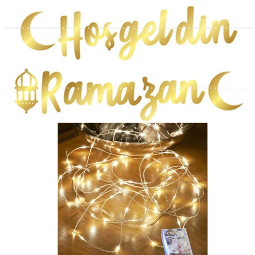 Ramazan Süsleri 3 Aylar Süsleri, Hoşgeldin Ramazan Ve Led Işık