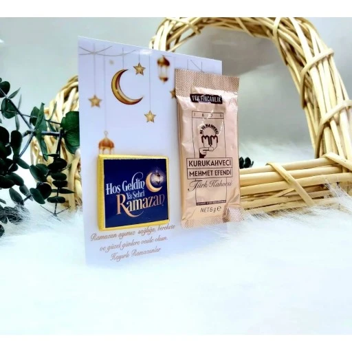 Ramazan Hediyesi Çikolata Kahve Hoşgeldin Ramazan Set Ramazan Süsleri