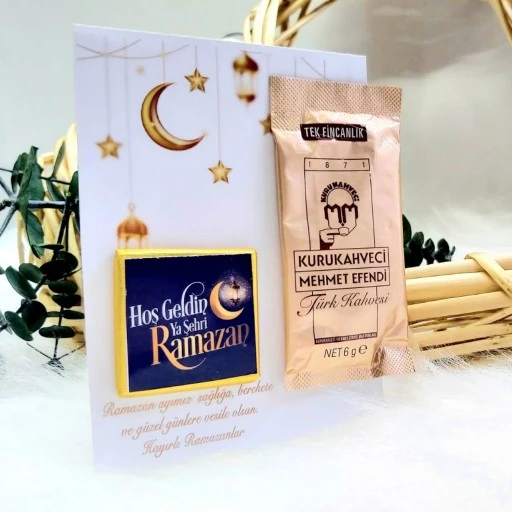 Ramazan Hediyesi Çikolata Kahve Hoşgeldin Ramazan Set Ramazan Süsleri