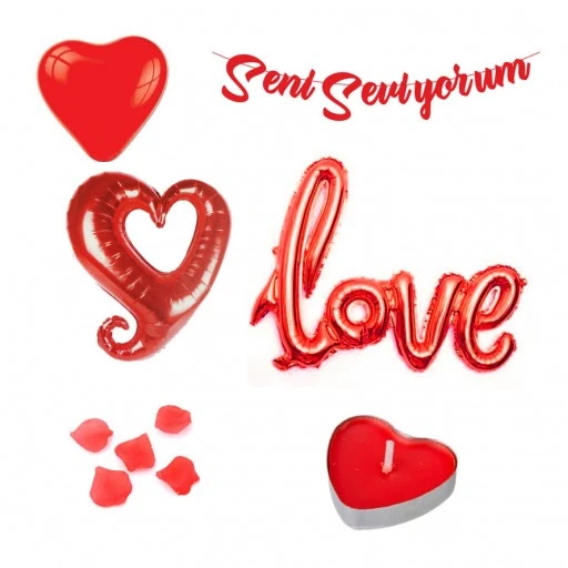 14 Şubat Sevgililer Günü Çok Adetli Set